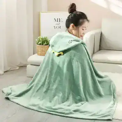 Luxurious mint green fleece blanket from Monalisa Store, perfect for cozying up at home or gifting, designed for comfort and style for opt lovers.