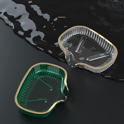 Shaped LED night light with gold accents, eco-friendly design, modern decor accent, versatile home lighting, Monalisa Store innovation in lighting solutions.