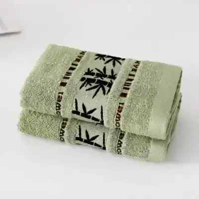 Soft green bamboo-themed medical towels for cleaning and personal care at Monalisa Store. Perfect for skincare, spa, and relaxation routines. Durable, absorbent, and eco-friendly.