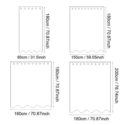 Light-blocking blackout curtain with grommets, available in multiple sizes for bedrooms, living rooms, and windows at MonalisaStore.com, perfect for enhanced privacy and sleep quality.