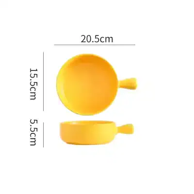 Colorful yellow silicone egg separator with handle, kitchen tool for egg whites, compact and lightweight, ideal for baking and cooking, perfect for precision and easy use.