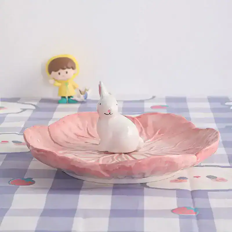 Pink and rabbit