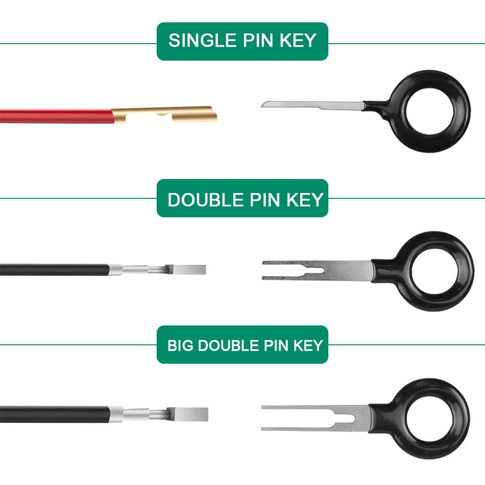 Precision medical pin removal tools with single, double, and big double pin keys for healthcare professionals – essential instruments for safe and effective pin extraction.
