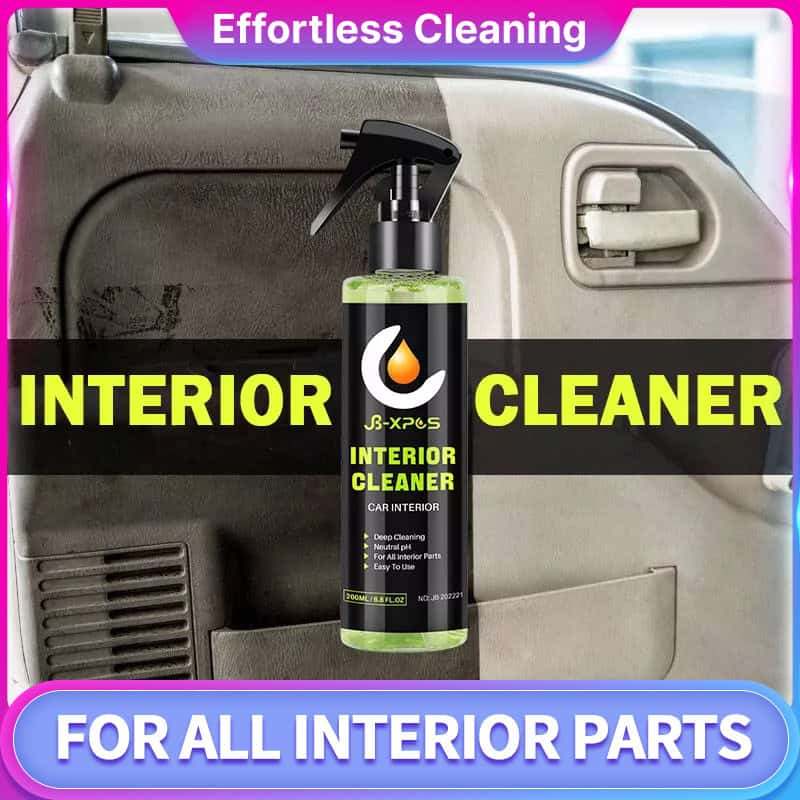 Deep interior car cleaner spray for all interior parts, effective for deep cleaning, neutral pH, easy to use, ideal for dashboard, seats, and vents.