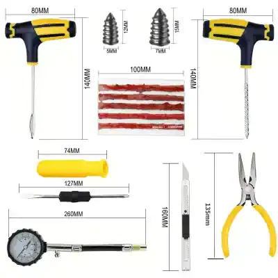 Precision screwdrivers and eyeglass repair tools set, including screwdriver, tweezers, magnifier, and other accessories for optical frame maintenance and repairs.