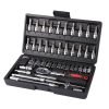 Precision screwdriver set with interchangeable bits for eyeglasses, electronics, and repairs. Includes ratchet handle, various screwdriver bits, and accessories for professional optometry and eyewear adjustments.