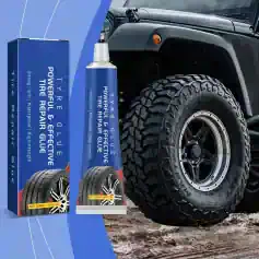 Tire repair glue for off-road tires, strong waterproof high-strength adhesive, ideal for Jeep and SUV tire maintenance, available at Monalisa Store.