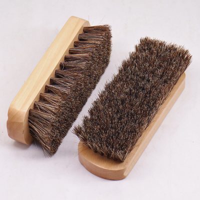 Sturdy wooden shoe cleaning brushes with natural bristles for effective shoe care and maintenance. Perfect for polishing, scrubbing, and cleaning various footwear types.