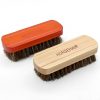 Soft horsehair hairbrushes with wooden and silicone handles for styling and grooming, available at Monalisa Store. Perfect tools for hair care and maintenance, featuring durable materials and ergonomic design.