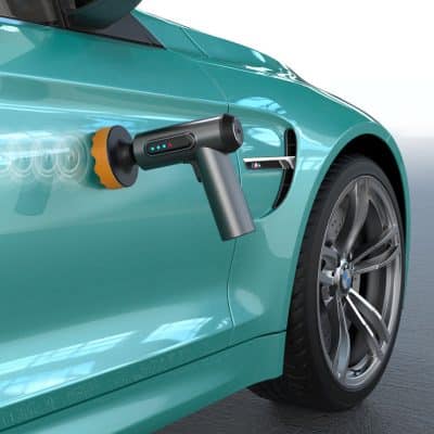 Advanced automotive ceramic coating being applied to a BMW sports car, ensuring superior protection and glossy finish, professional car detailing service, Monalisa Store opt.