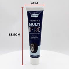 Tire rubber multi fix adhesive and sealant tube for vehicle repairs, waterproof, non whitening, non hardening - Monalisa Medical store.
