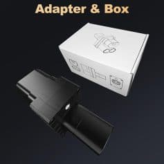 High-quality adapter and box for optical equipment, suitable for ophthalmology and vision care devices. Compatible with Monalisa Medical optics products for reliable connections.