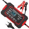 12V intelligent pulse repair charger for automotive batteries, featuring LCD display and multi-functionality. Perfect for professional and home use to maintain and repair vehicle batteries effectively.