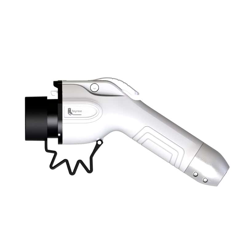 Feyree laser device for eye treatment, monochrome medical laser gun for ophthalmology, advanced optical therapy equipment, eye care laser tool for precise treatments.