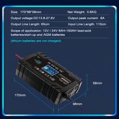 High-quality lithium battery charger for medical devices, featuring digital display, compact size, and efficient power output, ideal for clinic and hospital use.