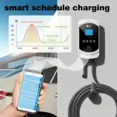 Automatic Electric Vehicle Charger with Smartphone Control and Scheduling | Monalisa Medical opt store SEO optimized images for EV charging stations and smart scheduling.