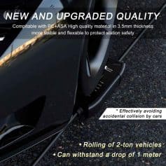 High-quality Monalisa store car wheel lock, compatible with PC+ASA, 3.5mm thickness for enhanced station safety and vehicle security. Suitable for preventing accidental collisions and supporting rolling of 2-ton vehicles.