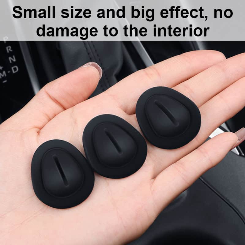 Black car interior door lock covers for enhanced safety and aesthetics, small size with a big effect, no interior damage, perfect for vehicle customization and protection.