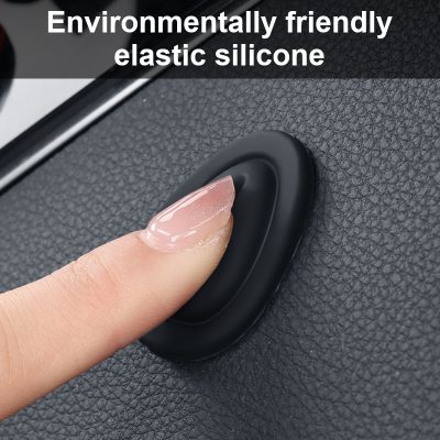 Flexible silicone fingertip protector for comfortable skincare and eyeglasses fitting.