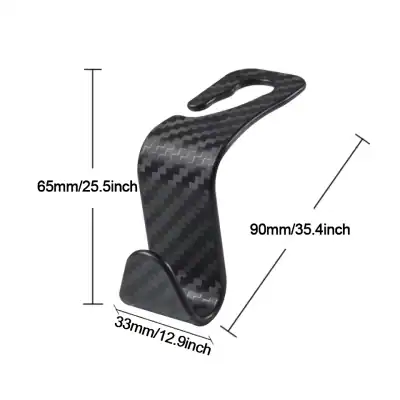 Lightweight carbon fiber phone holder with adjustable design for secure grip and easy access, fits most smartphones.