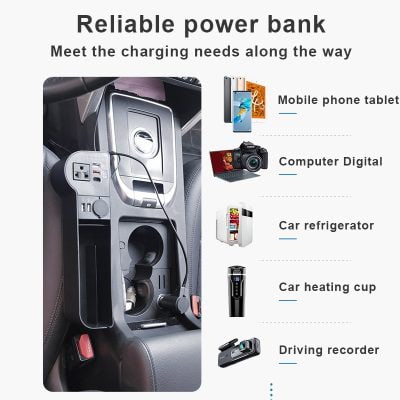 Power bank portable charger for mobile phones, tablets, cameras, and more - reliable power source for on-the-go charging.