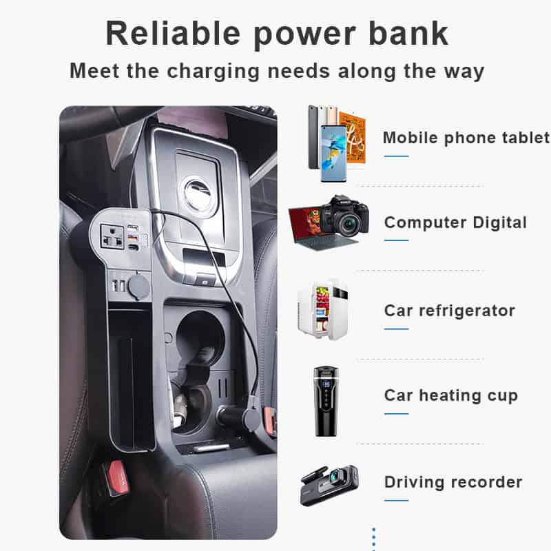 Power bank portable charger for mobile phones, tablets, cameras, and more - reliable power source for on-the-go charging.