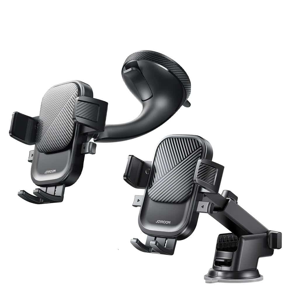 Wireless car phone holder with 360-degree rotation for easy access and secure grip, compatible with all smartphones. Perfect for driver convenience and safety.