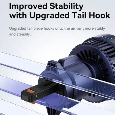 Enhanced stability with upgraded tail hook for better air vent attachment, ideal for precision optical equipment and eyewear storage at Monalisa Store.