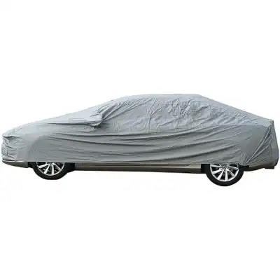 Protective car cover for vehicle storage and outdoor protection, made of waterproof material to shield from dust, rain, and sun damage, ideal for Monalisa Optical car models.