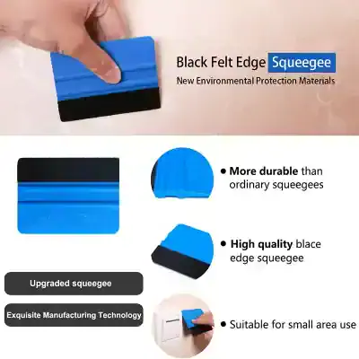 Squeegee for cleaning eyeglasses and lenses, durable and high-quality black felt edge, perfect for delicate surfaces, suitable for small areas, ideal for optical stores and eyewear cleaning, Monalisa Medical Store.