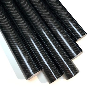 High-quality black carbon fiber tubes, ideal for custom opto-mechanical projects and optical equipment assembly. Perfect for use in premium optical and laser applications.