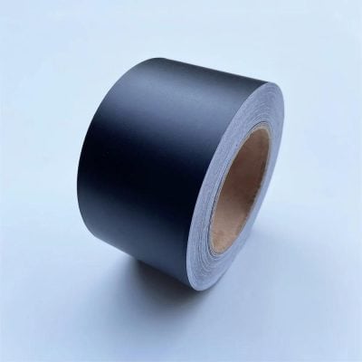 Black adhesive tape roll for medical or industrial use at Monalisa Store.