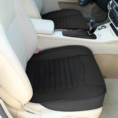Premium black car seat covers for Mercedes-Benz, designed to enhance interior comfort and protect original upholstery, available at Monalisa Store.