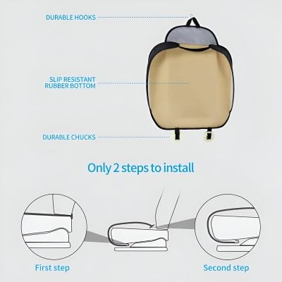 Durable backpack with ruber bottom, durable hooks, and chucks, designed for secure and stylish eyewear storage from Monalisa Medical.