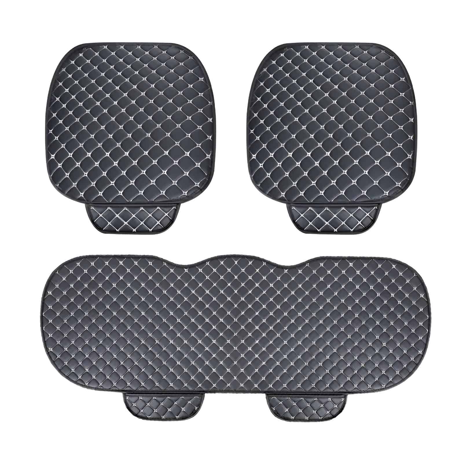 Non-slip car dashboard anti-slip pad mat set for secure phone, keys, and small items, with diamond grip pattern for enhanced grip and safety. Ideal for vehicle interior organization.