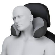 Portable neck and shoulder massager for relaxing and pain relief at home or office, featuring heat therapy and adjustable settings, designed for ultimate comfort.