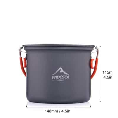 High-quality insulated cooler bag for outdoor activities, compact and lightweight design, durable material with red handles, perfect for picnic and camping supplies, 148mm by 115mm, 4.5 inches tall.
