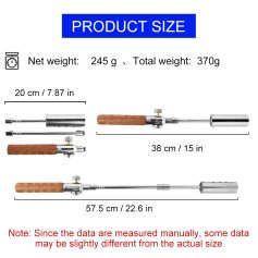 Stainless steel and wooden handle precision spatula tools for professional medical or cosmetic use. Elegant, durable, and ergonomic design for optimal accuracy. Ideal for aesthetic treatments, small incisions, or surgical applications.
