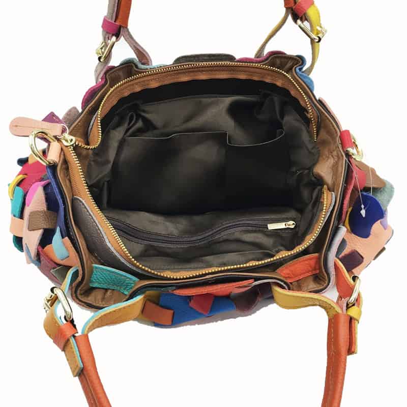 147318-e4d2a7.jpg - Monalisa Store Colorful designer handbag with spacious interior, multiple compartments, and high-quality craftsmanship, perfect for fashion-forward individuals and everyday use.