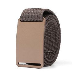 Flexible braided belt with metal slide buckle, stylish and durable accessory for modern fashion. Perfect for casual or formal wear, offering adjustable comfort and sleek appearance.