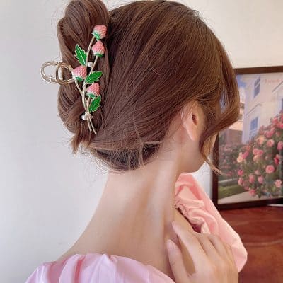 Hair accessories for women, bridal hairpins, elegant hair jewelry, flower hair clip, Monalisa Store opt.