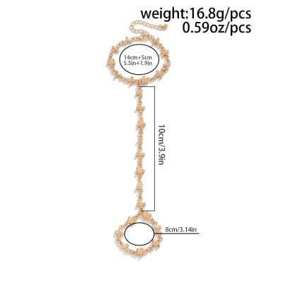 Elegant gold chain with floral and cross pendant, measuring 10 inches long with adjustable extension, perfect for jewelry collections. Suitable for women seeking stylish, high-quality accessories.