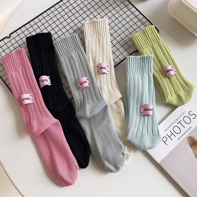 Double-layer colorful socks for women, casual and comfortable, perfect for everyday wear and fashion accessories.