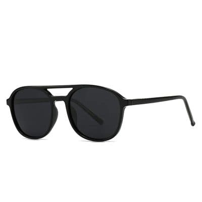 Sleek black designer sunglasses for men and women, UV protection, stylish eyewear from Monalisa Store.