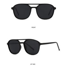 Black sunglasses with sleek design from Monalisa Store, perfect for optical and sun protection. Stylish and comfortable eyewear for everyday use.