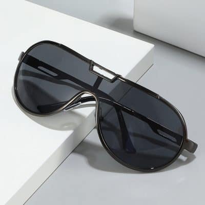 Polarized black sunglasses for men and women, UV protective stylish eyewear from Monalisa Store.