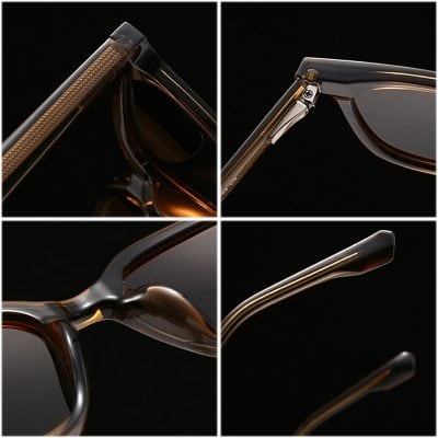 Sunglasses close-up showcasing premium design and quality materials at Monalisa Store.