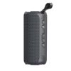 Wireless portable speaker with control buttons, ideal for home or outdoor use.