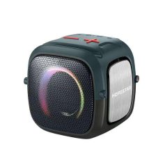 Wireless portable Bluetooth speaker with RGB LED lighting, compact design, and high-quality sound for outdoor and indoor use. Perfect for parties, outdoor activities, and personal entertainment.