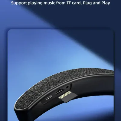 Wireless Bluetooth headset with TF card support for seamless listening experiences.